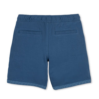 BOYS Stone Blue Organic French Terry Pull-On Short