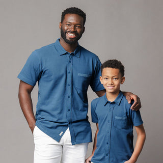 Organic Pique Short Sleeve Shirt