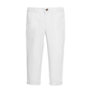 BOYS White Organic Skinny Stretch Chino