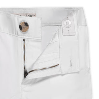 BOYS White Organic Skinny Stretch Chino