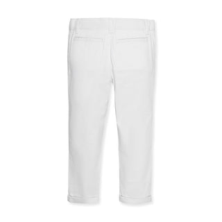 BOYS White Organic Skinny Stretch Chino