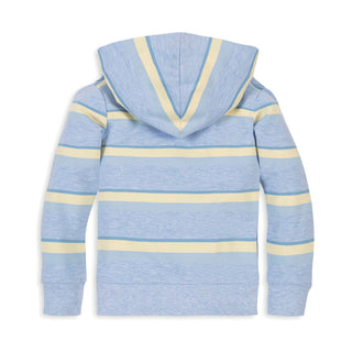 BOYS Sunlit Multi Stripe Organic French Terry Henley Hoodie