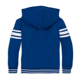 BOYS Bold Blue Organic French Terry Kanga Hoodie