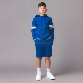 BOYS Bold Blue Organic French Terry Kanga Hoodie