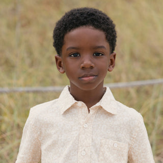 BOYS Sandy Floral Linen Short Sleeve Shirt