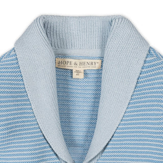 BOYS Bluebell Organic Shawl Collar Cardigan