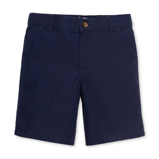 BOYS Navy Linen Linen Short