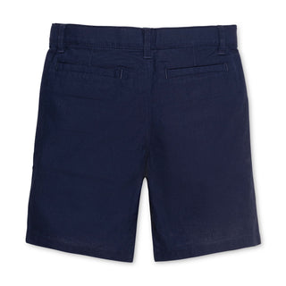 BOYS Navy Linen Linen Short