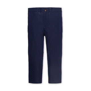 BOYS Navy Linen Linen Suit Pant