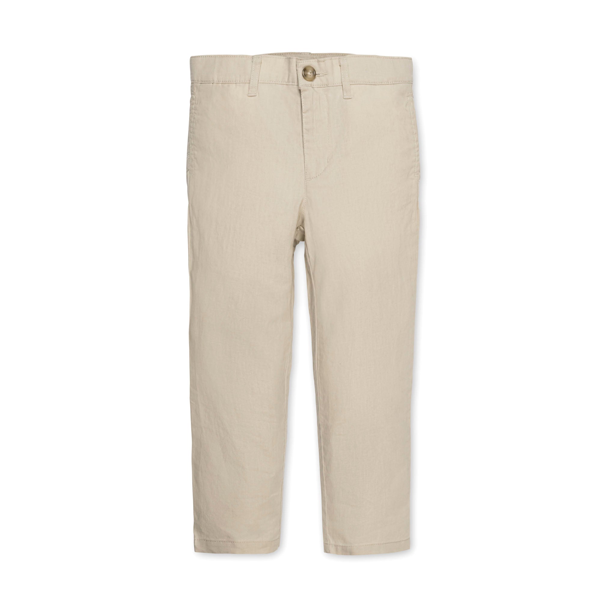 Hope & Henry Boys' Linen Suit Pant, Sand Linen, 16 Hope & Henry Boys' Linen Suit Pant, Sand Linen, 16