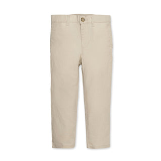 BOYS Sand Linen Linen Suit Pant
