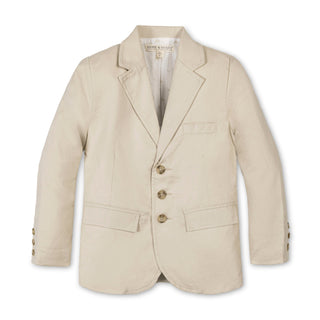 BOYS Sand Linen Linen Suit Jacket