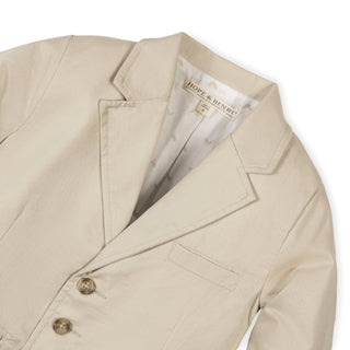BOYS Sand Linen Linen Suit Jacket