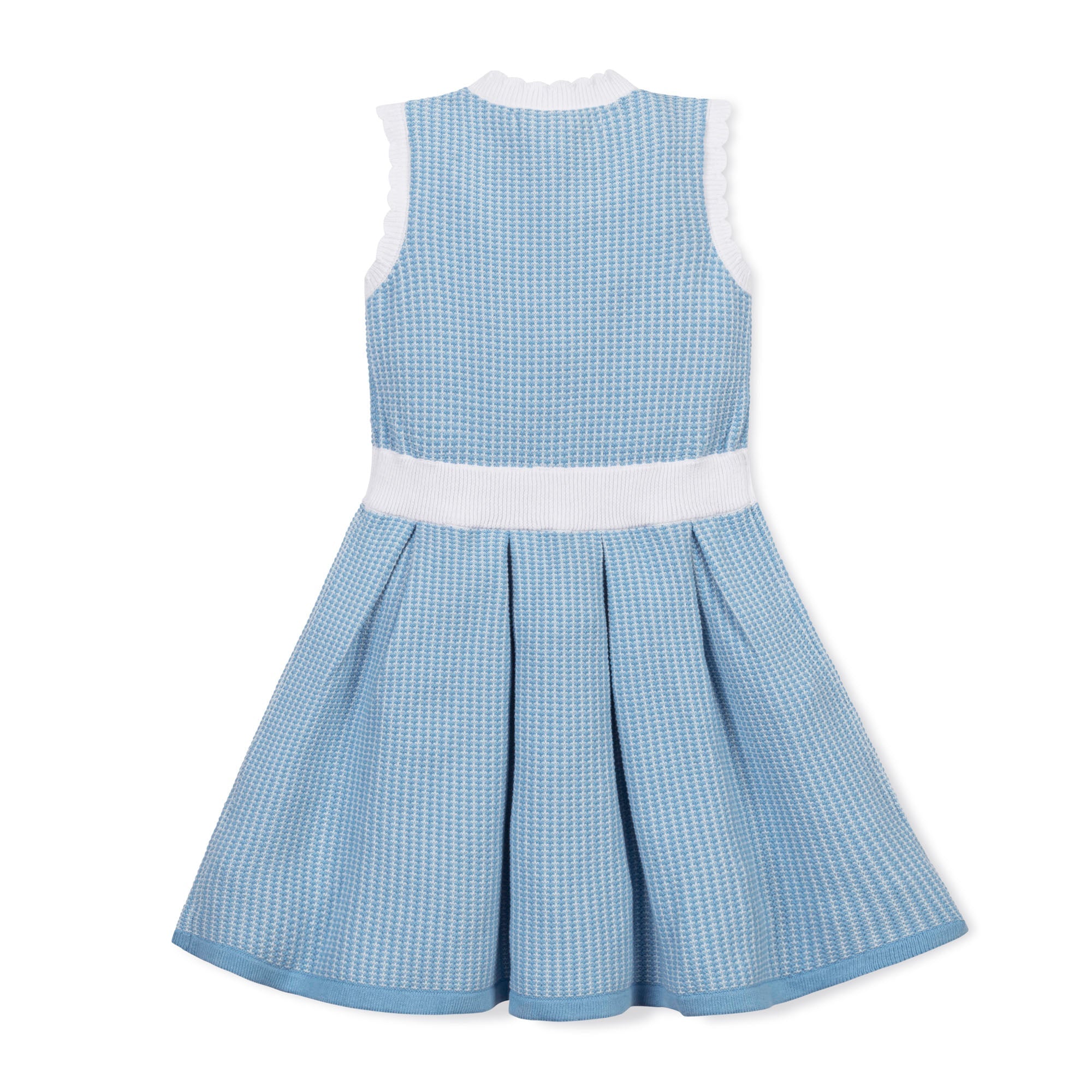 Hope & Henry Girls' Organic Button Front Tank Sweater Dress, Bluebell, 2T Hope & Henry Girls' Organic Button Front Tank Sweater Dress, Bluebell, 2T