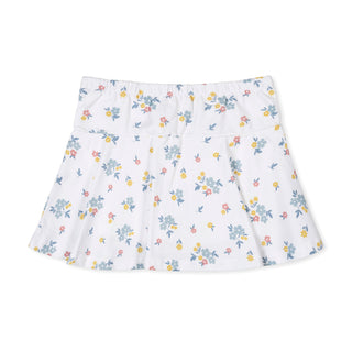 GIRLS Sunlit Multi Floral Organic Printed Knit Skort