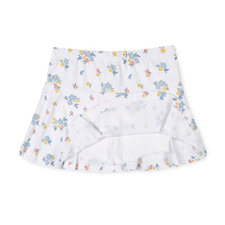 GIRLS Sunlit Multi Floral Organic Printed Knit Skort
