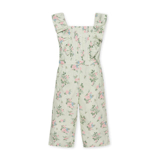 GIRLS Chateau Floral Organic Flutter Sleeve Jumpsuit