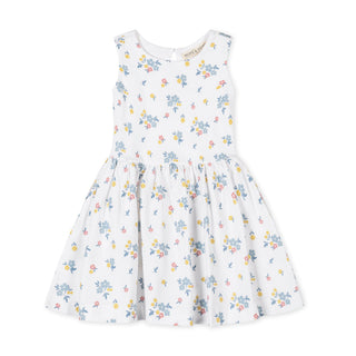 GIRLS Sunlit Multi Floral Organic Knit Tank Dress