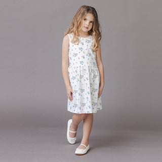 GIRLS Sunlit Multi Floral Organic Knit Tank Dress