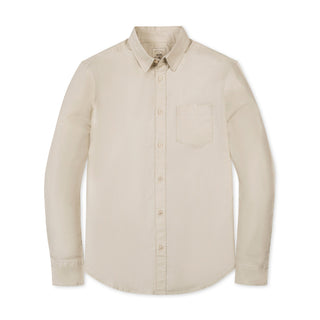 MENS Sand Linen Linen Button Down Shirt
