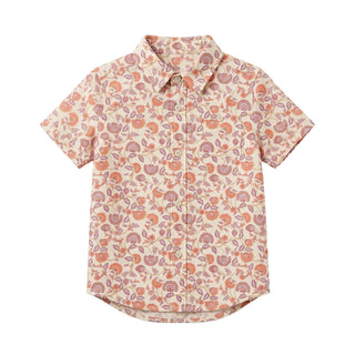 BOYS Desert Floral Linen Short Sleeve Shirt
