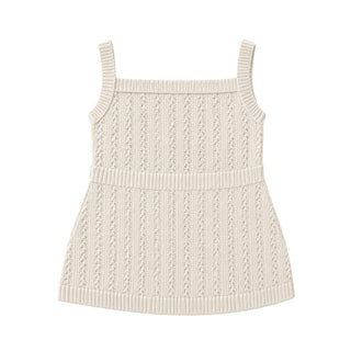 GIRLS Natural Organic Peplum Sweater Tank