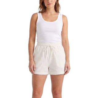 WOMENS Natural Organic Seersucker Pull-On Short