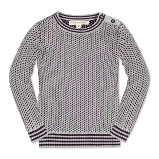 Organic Intarsia Crew Neck Sweater - Baby - Hope & Henry Baby