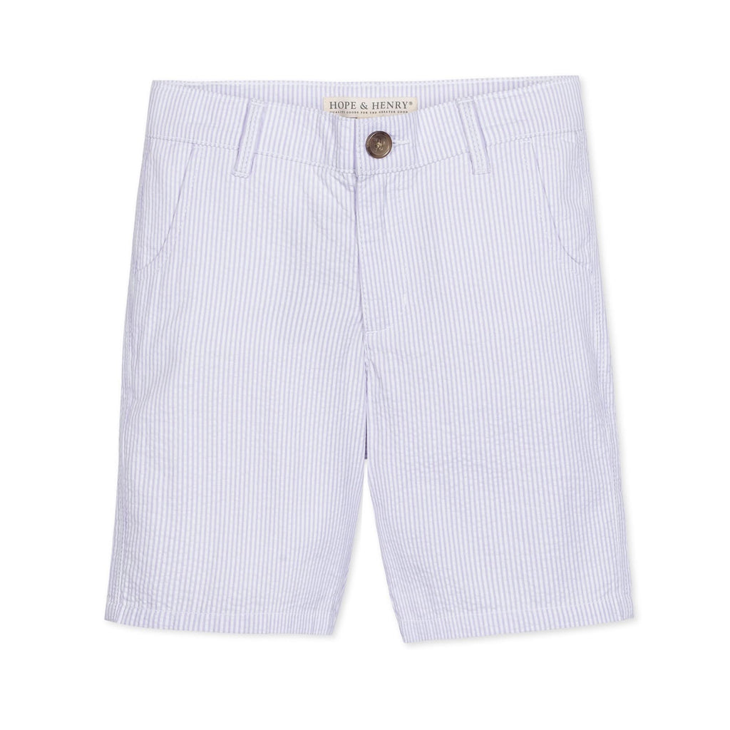 Organic Seersucker Short | Hope & Henry Boy