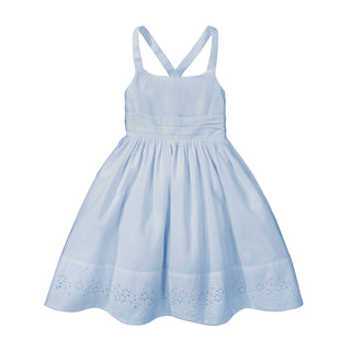 Organic Special Sundress with Embroidered Hem - Baby