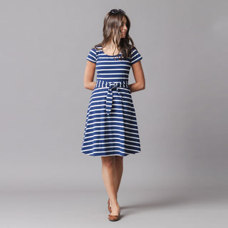 Organic Tie-Waist Knit Dress