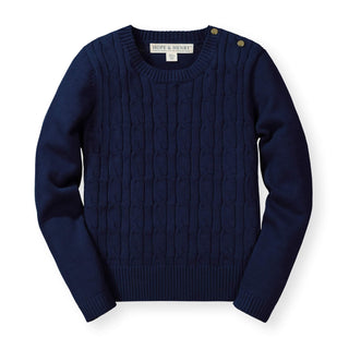 Cable Front Sweater - Hope & Henry Girl