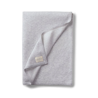 Raglan Knit Romper & Jacquard Blanket Gift Set