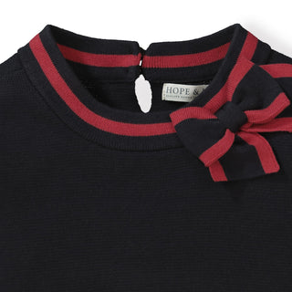 Milano Tipped Sweater Dress - Hope & Henry Girl