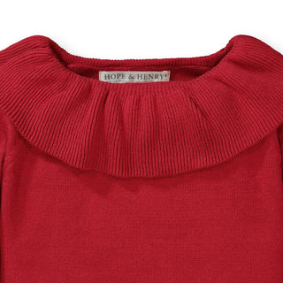 Ruffle Collar Sweater - Hope & Henry Girl