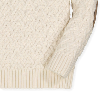 Shawl Collar Cable Sweater - Hope & Henry Boy