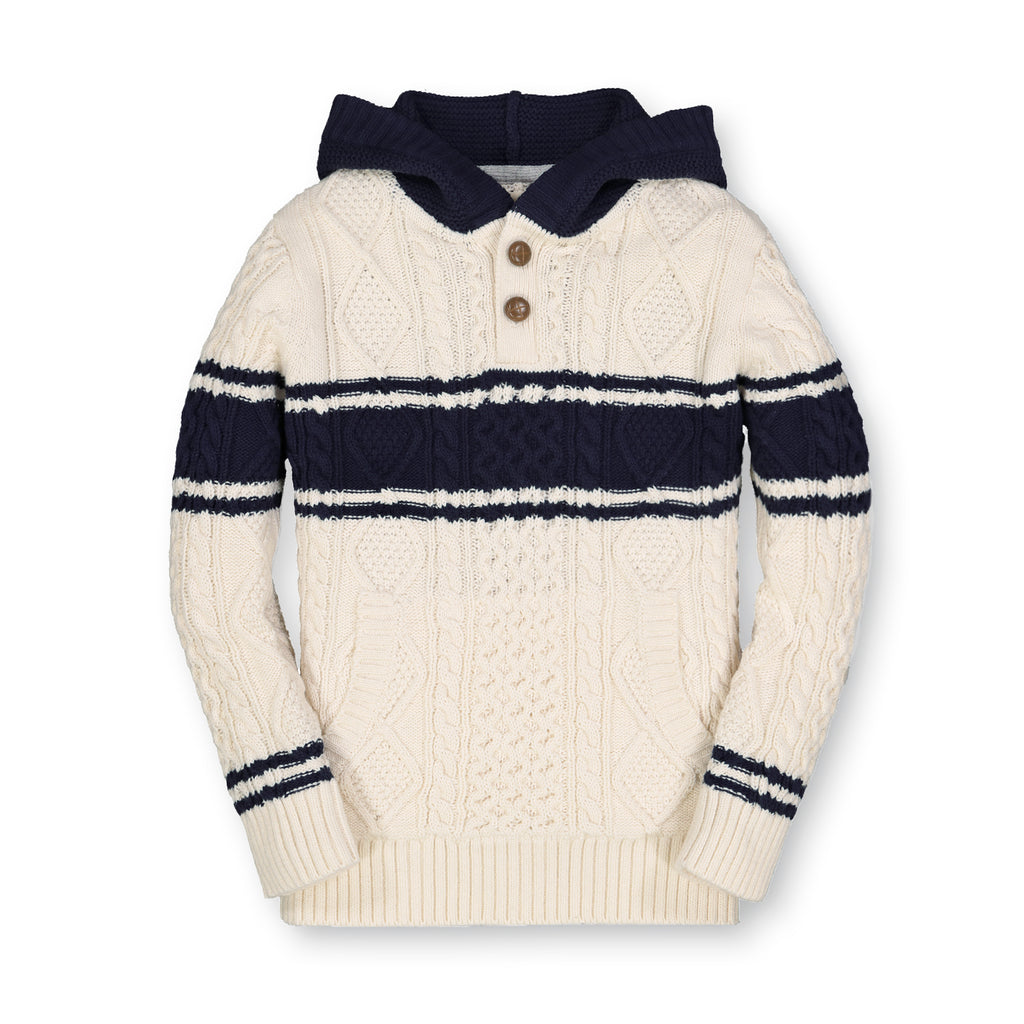 Hooded Pullover Sweater | Hope & Henry Boy