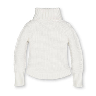 Cable Raglan Turtleneck Sweater - Hope & Henry Girl
