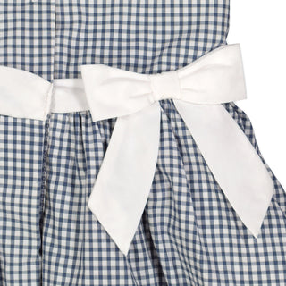 Button Front Dress with Collar and Sash - Hope & Henry Girl