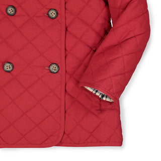 Double Breasted Quilted Riding Jacket - Hope & Henry Girl