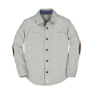 Flannel Shirt with Elbow Patches - Hope & Henry Boy