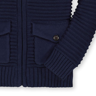 Full Zip Mock Neck Sweater - Hope & Henry Boy