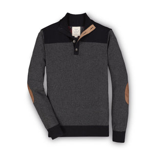 Contrast Sweater with Elbow Patches - Hope & Henry Men