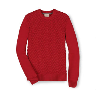 Herringbone Cable Sweater - Hope & Henry Men