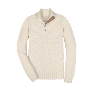 Half Zip Cable Pullover Sweater - Hope & Henry Men