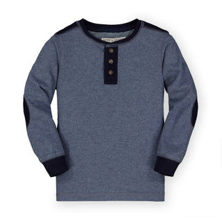 Quilted Henley Tee - Hope & Henry Boy