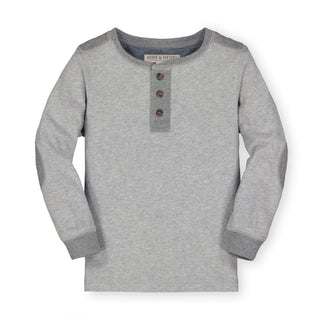 Quilted Henley Tee - Hope & Henry Boy