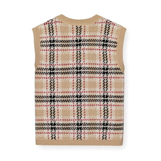 Button Front Sweater Vest - Hope & Henry Boy