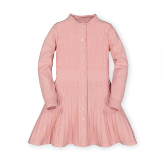 Button Front Sweater Dress - Hope & Henry Girl