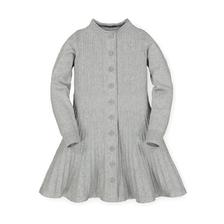 Button Front Sweater Dress - Hope & Henry Girl